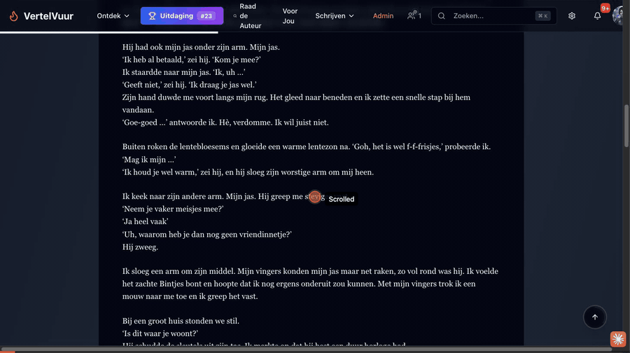 Een passage selecteren en citeren in je reactie